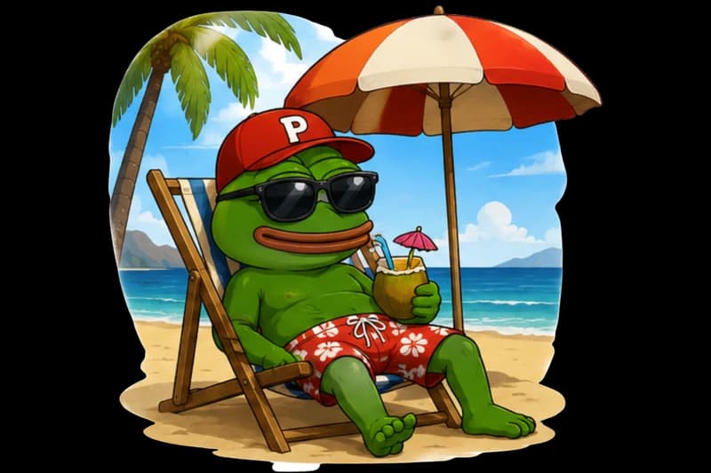 Beach travel scene